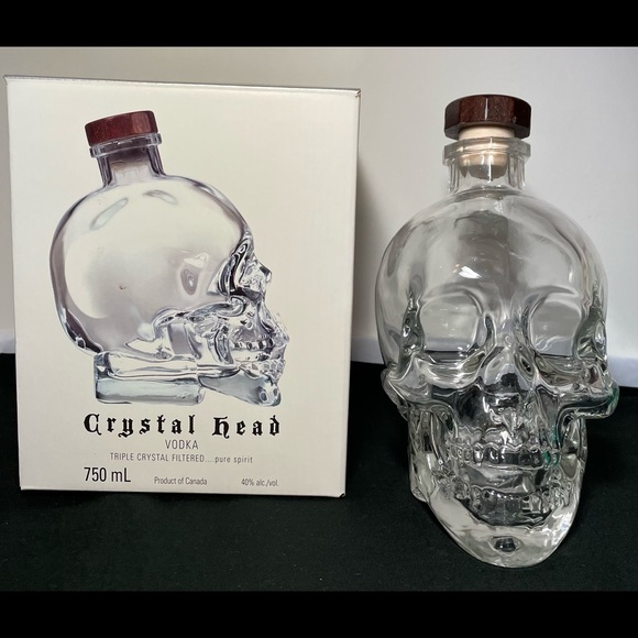 Rare Decagon Crystal Head Vodka Skull Bottle (Empty)